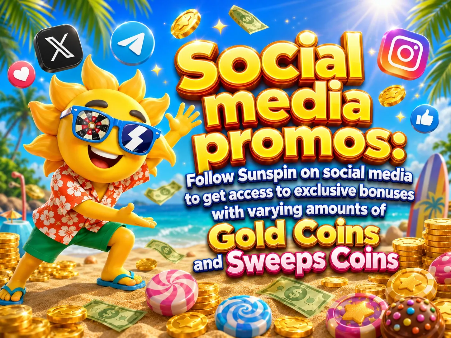 Social media promos